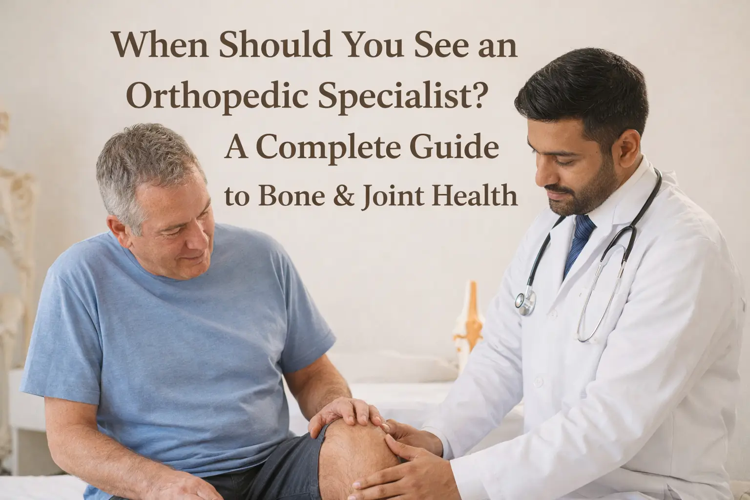When Should You See an Orthopedic Specialist? A Complete Guide to Bone & Joint Health
