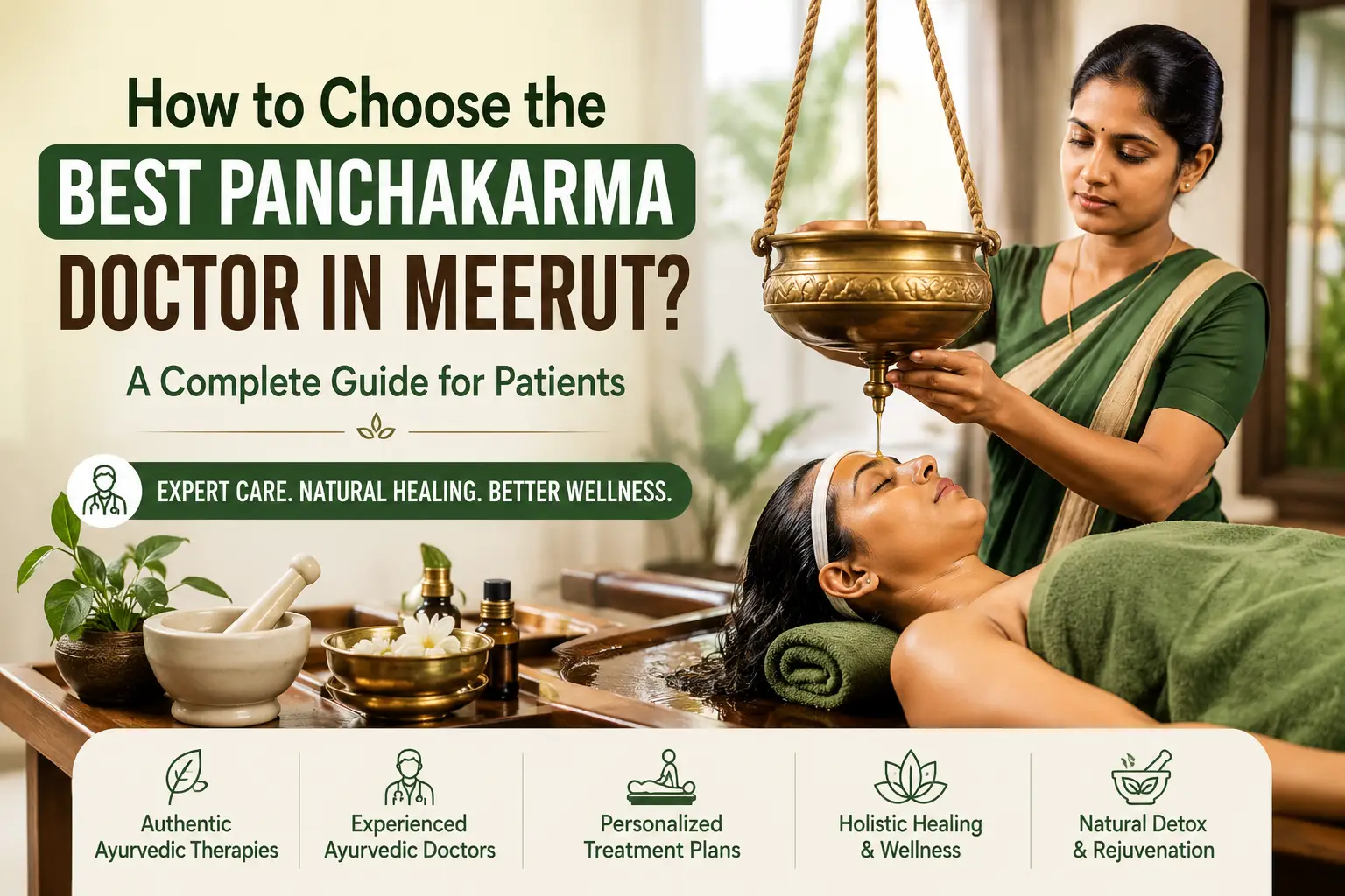 How to Choose the Best Panchakarma Doctor in Meerut? A Complete Guide for Patients