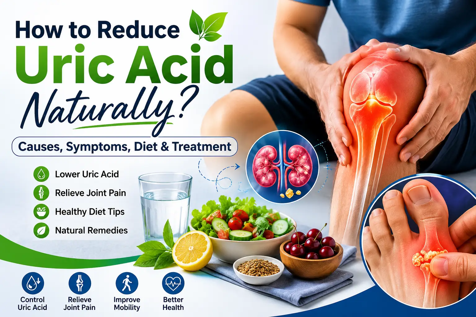 How to Reduce Uric Acid Naturally? Complete Guide to High Uric Acid Treatment and Joint Pain Relief